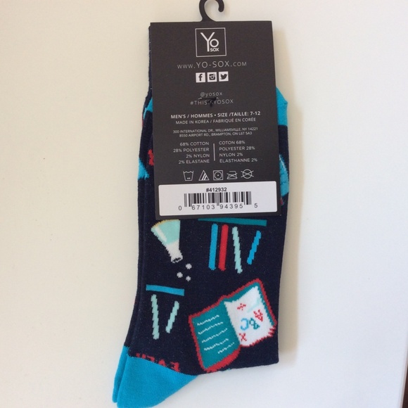 Best Teacher Ever Socks | Yo Sox | Size 7 - 12 | New | Teacher Gift - Picture 7 of 7